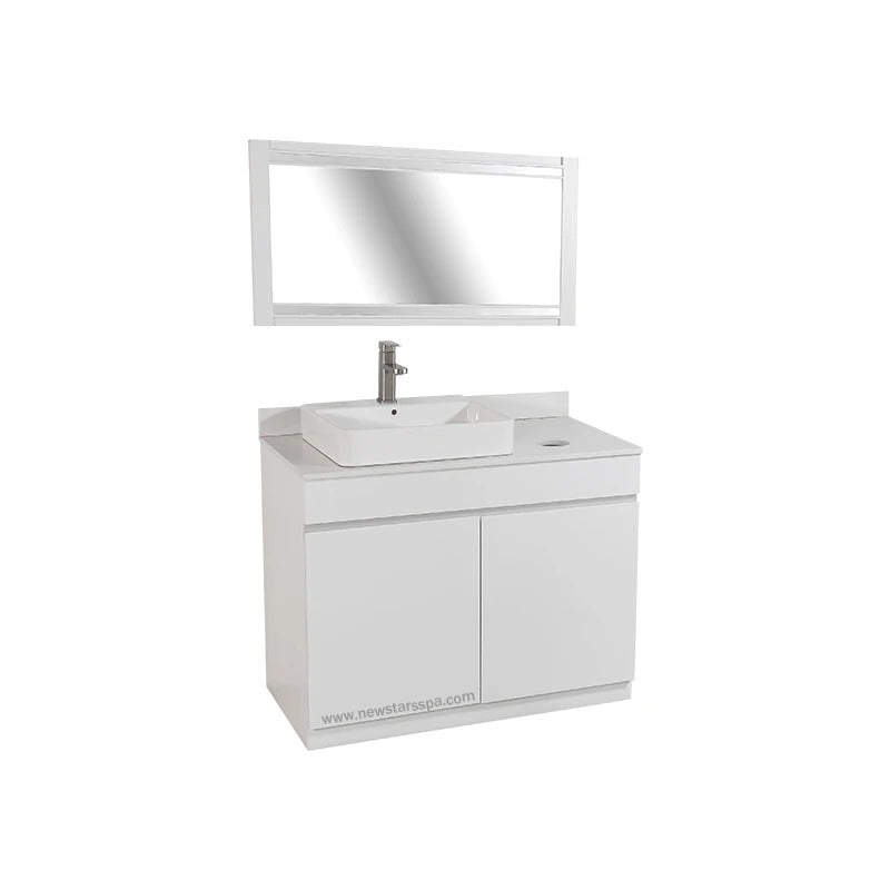 V Single Sink (W/Faucet) - New Star Spa & Furniture