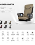 Pedicure Massage Chair 758 - New Star Spa & Furniture Corp.