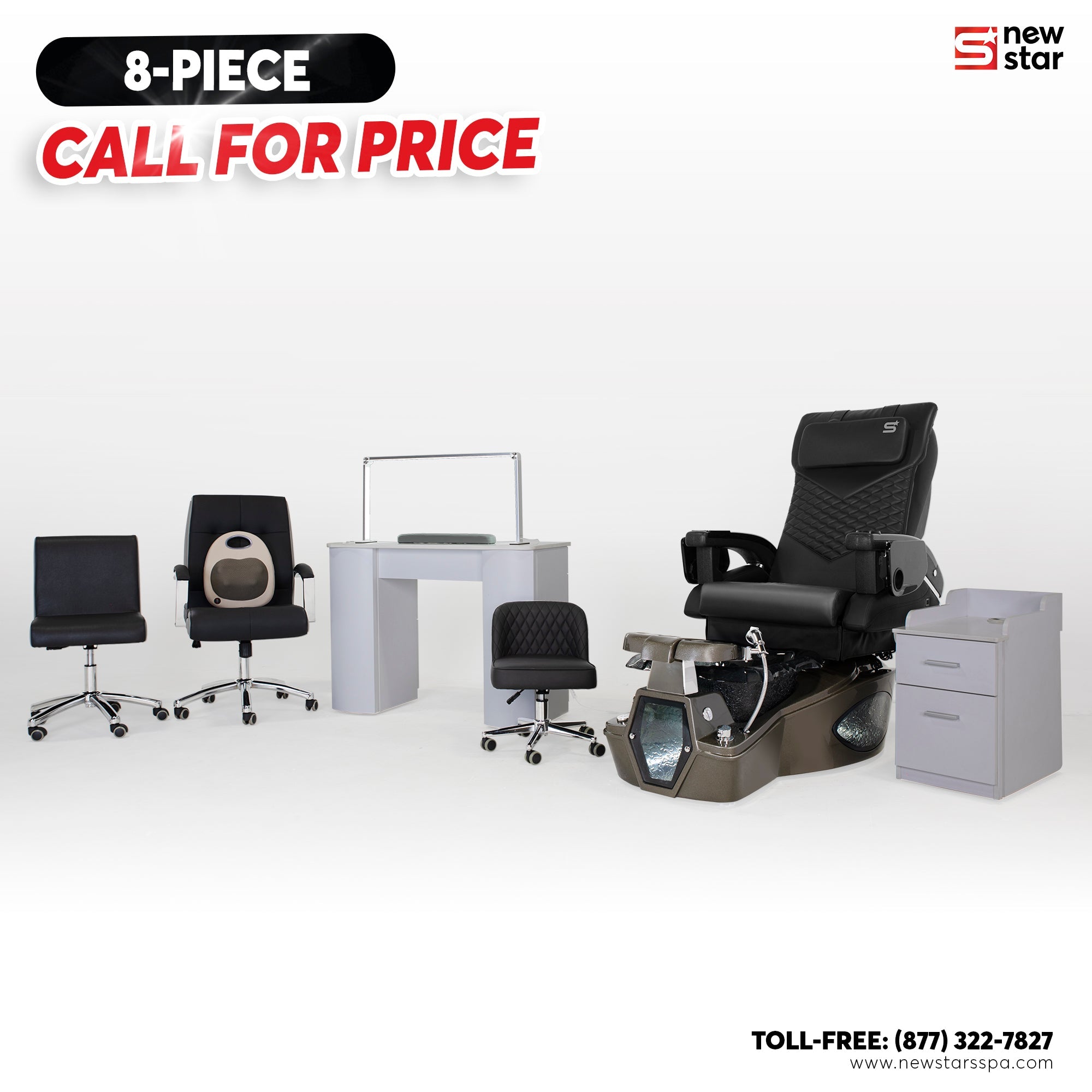 8 - piece Package (NS8) - New Star Salon Furniture
