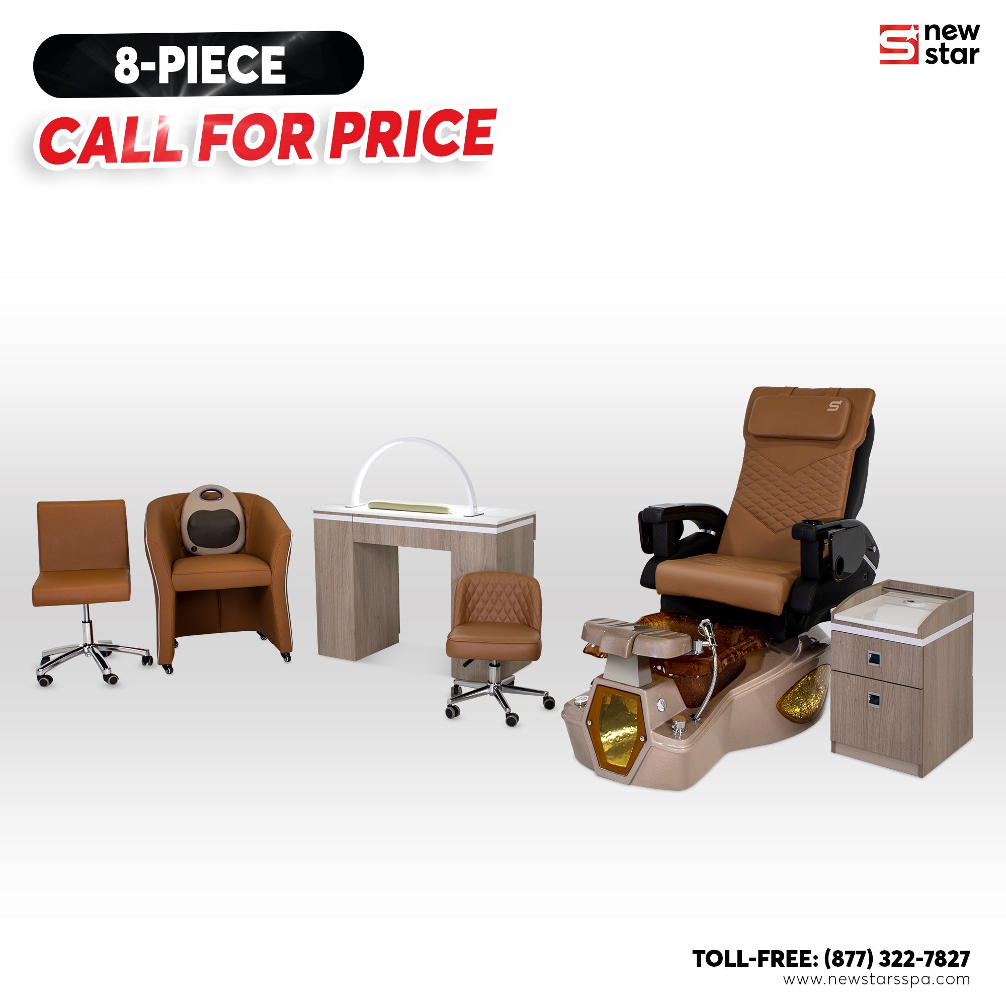 8 - piece Package (NS8) - New Star Salon Furniture