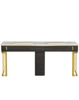 Luna Double Nail Table - Include 1 Cabinet