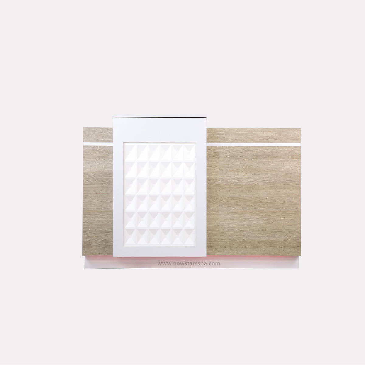 EX Reception #2 w/LED Light w/3D Wood - 60" - New Star Spa & Furniture Corp.