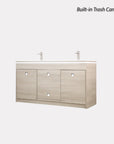 EX Double Sink w/Faucets (No Mirror) - 60" - New Star Spa & Furniture Corp.
