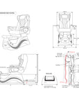 Max Spa - White/Dark Gray Tub - New Star Spa & Furniture Corp.