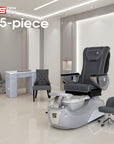 NS5 - Silver Tub - New Star Spa & Furniture Corp.