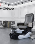 NS7 - Black/Silver Tub - New Star Spa & Furniture Corp.