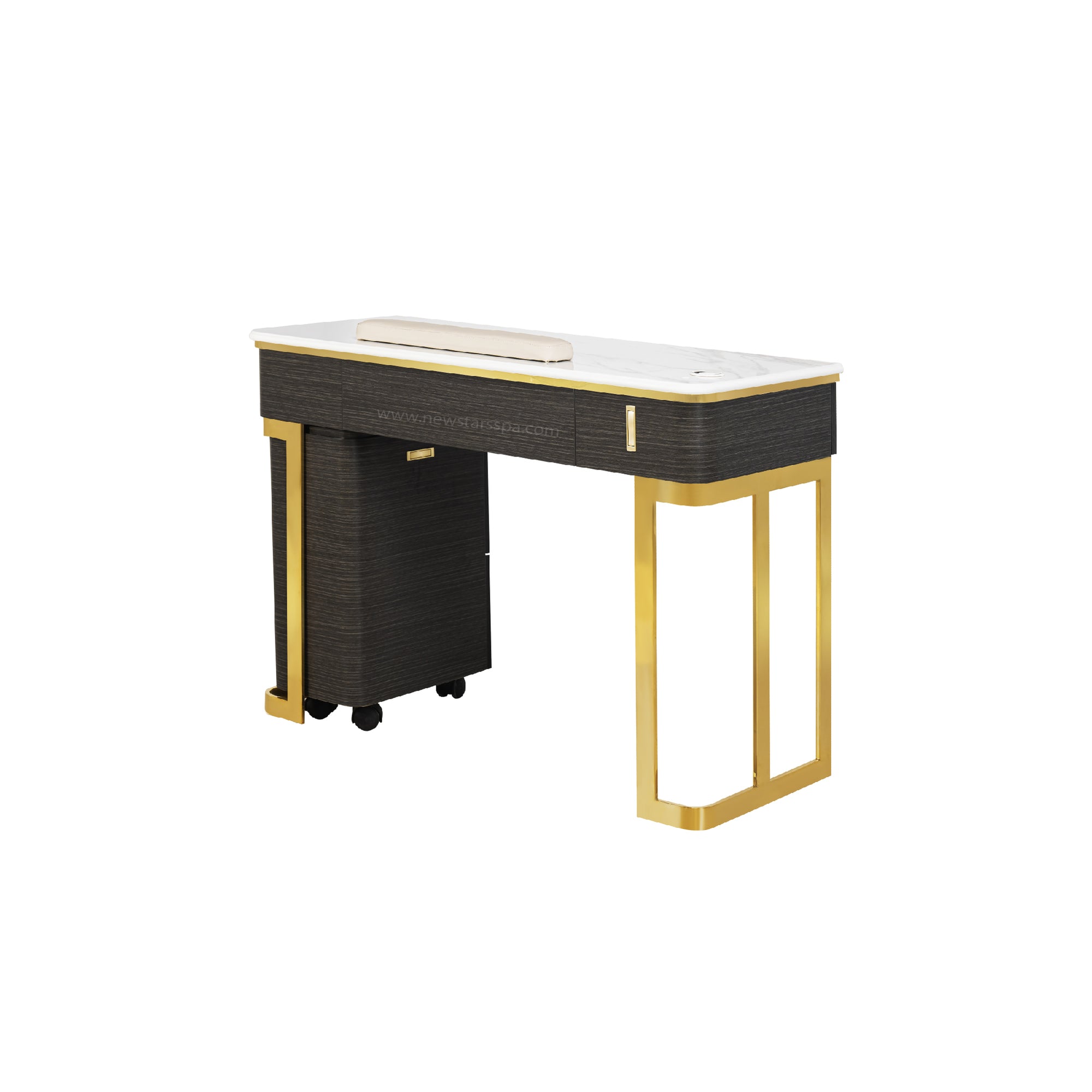 Luna Nail Table - Include 1 Cabinet