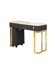 Luna Nail Table - Include 1 Cabinet