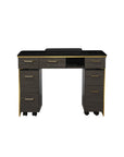 Luna Nail Table - Include 2 Cabinet