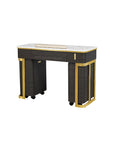 Luna Nail Table - Include 2 Cabinet