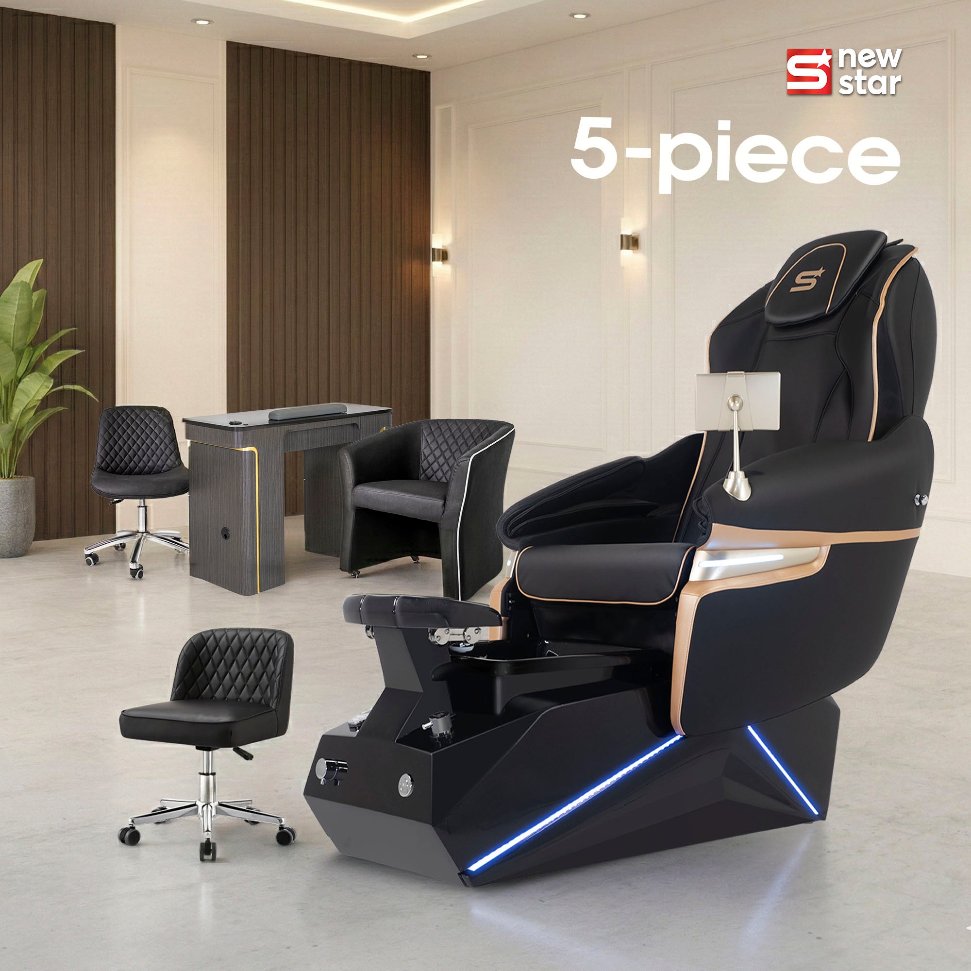 Remi - Black Tub - New Star Spa & Furniture Corp.