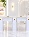 SP Double Nail Table w/Pipe - 70"1/2