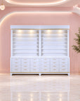 SP (V2) 2-in-1 Rack w/2-in-1 Cabinet w/Downlights - 96" (2 Pieces)