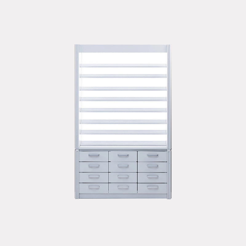 SW 2-in 1 Rack w/Cabinet w/Backlit Panel 48"