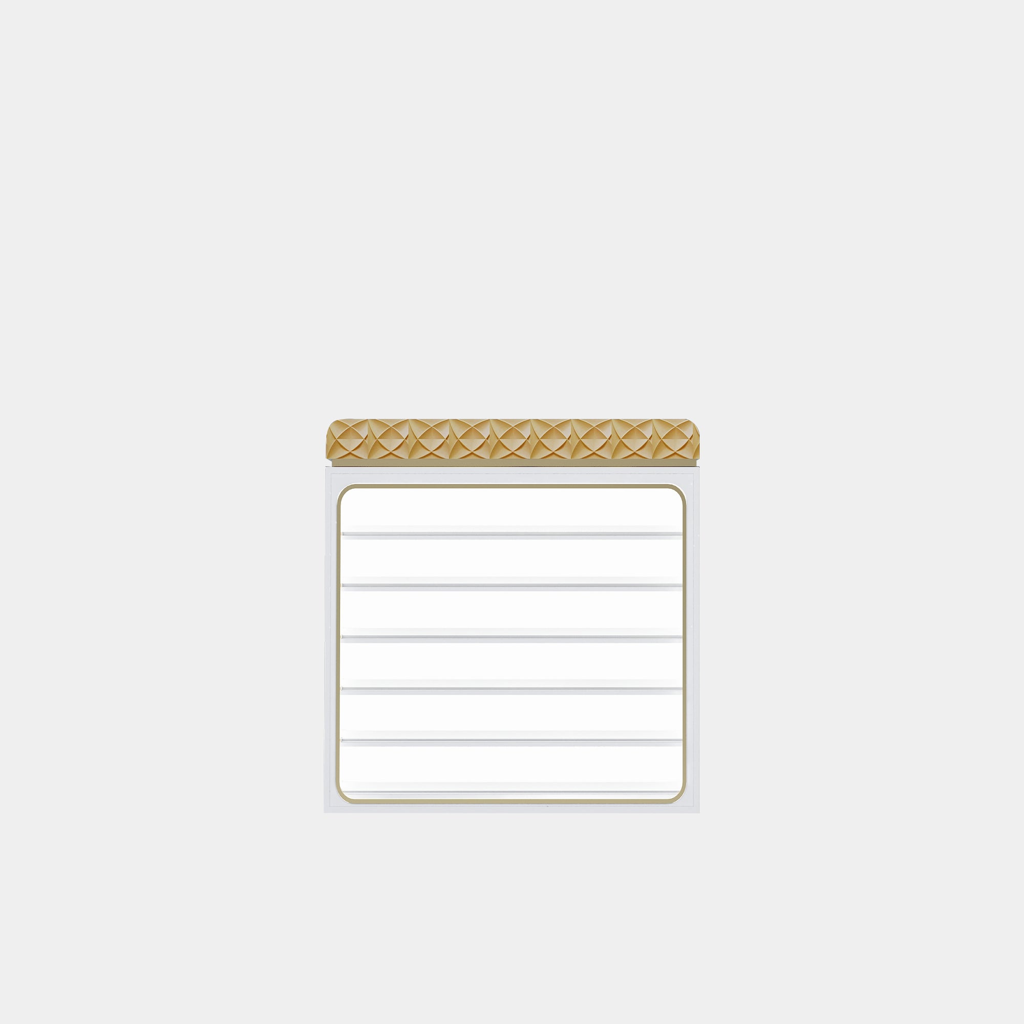 VK 2 In 1 Rack w/Light In The Back 43" (White Color) - New Star Spa & Furniture Corp.