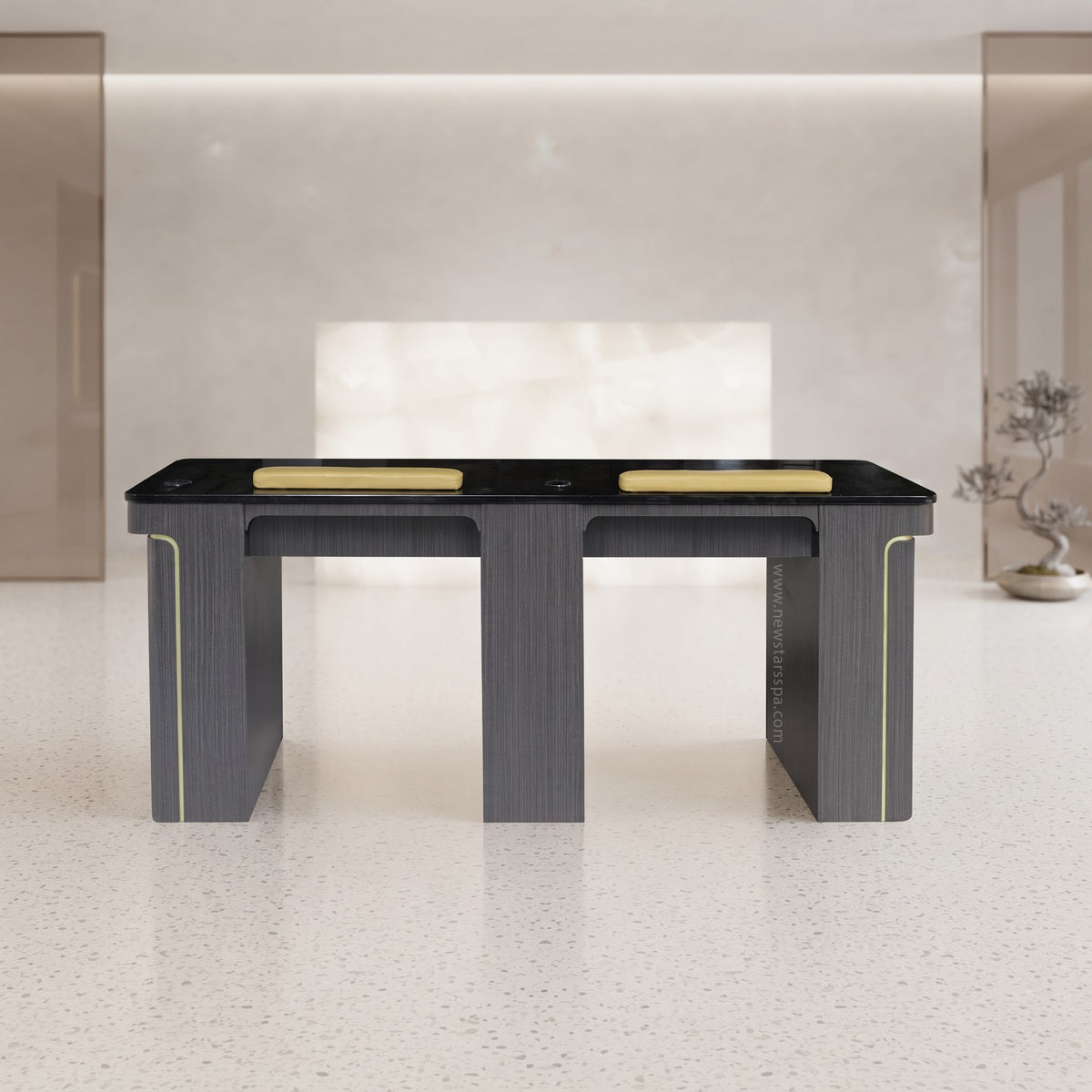 VK Double Nail Table - 72"7/8 - New Star Spa & Furniture Corp.