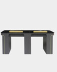 VK Double Nail Table 72"7/8 - New Star Spa & Furniture Corp.