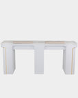 VK Double Nail Table 72"7/8 (White Color)