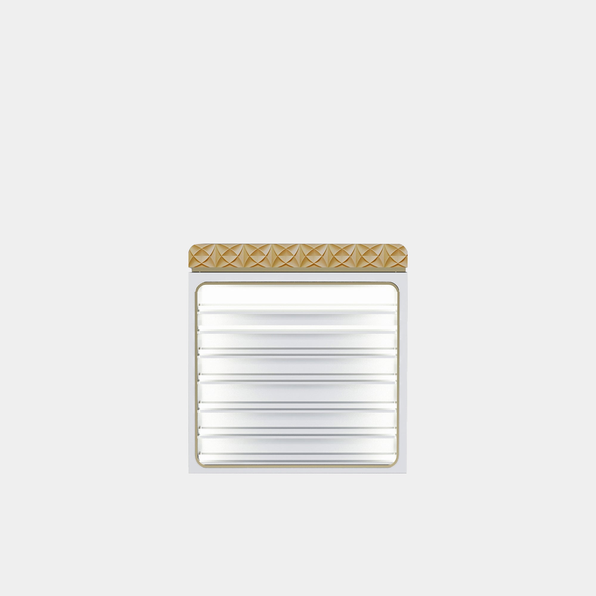 VK Powder Rack w/LED Light 43" (White Color) - New Star Spa & Furniture Corp.