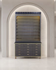 VK Powder Rack w/Cabinet w/LED Frame - 48" - New Star Spa & Furniture Corp.