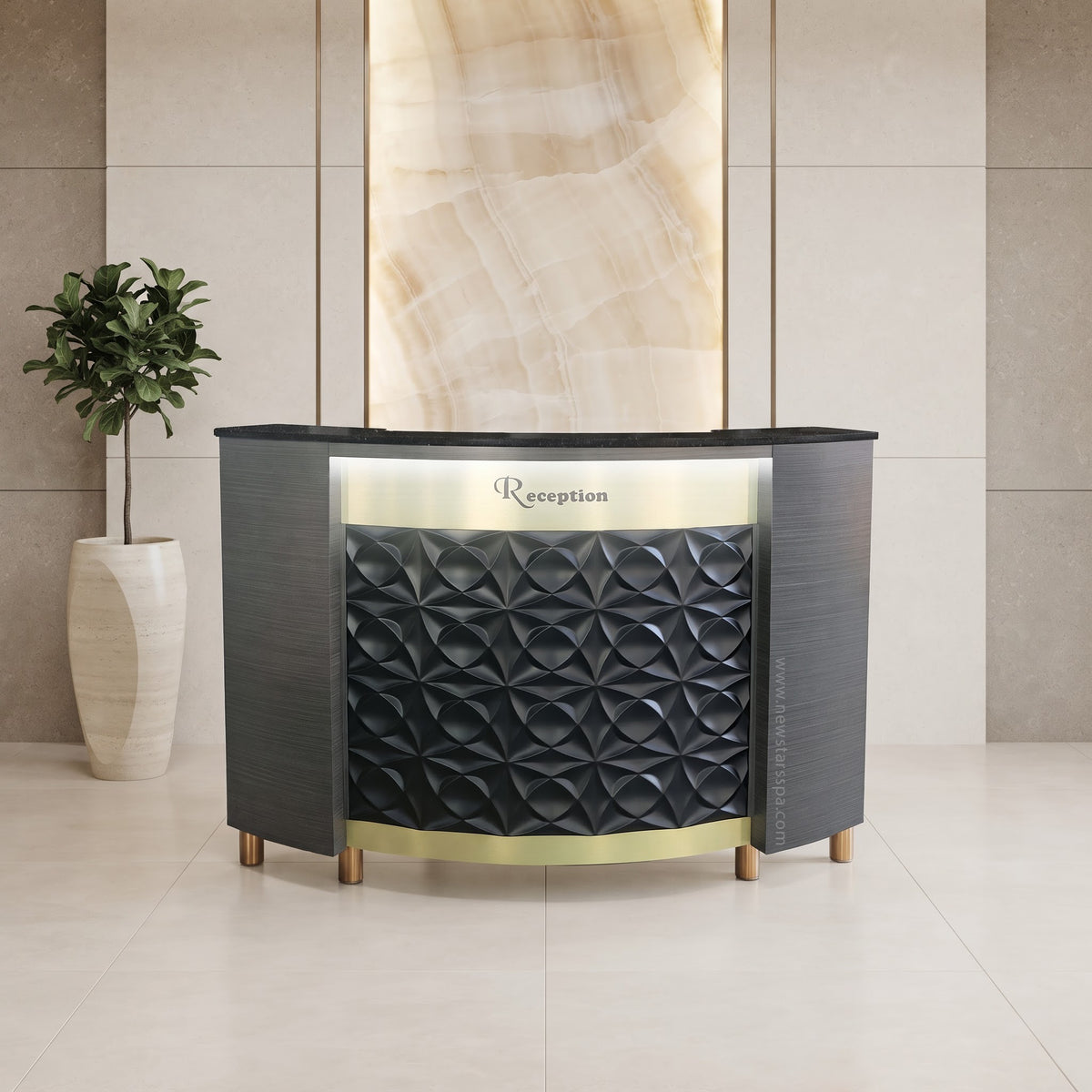 VK Reception #2 w/LED Light - 65" - New Star Spa & Furniture Corp.