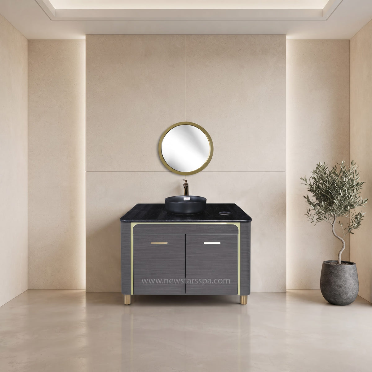 VK Single Sink w/Faucet (No Mirror) - 39" - New Star Spa & Furniture Corp.