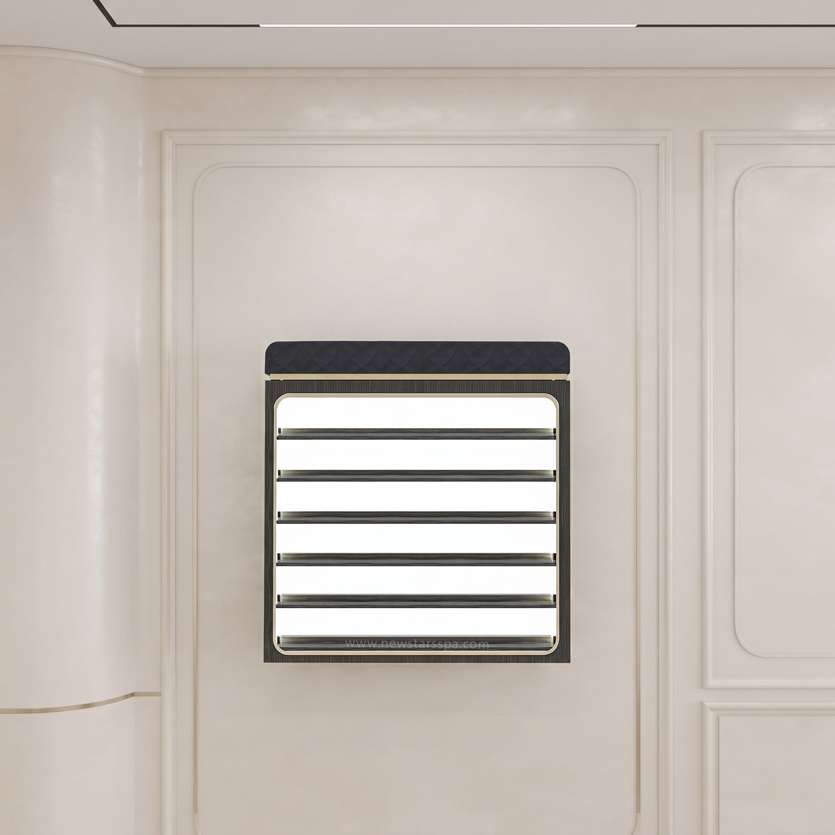 VK (V2) Powder Rack w/Backlit Panel - 43" - New Star Spa & Furniture Corp.