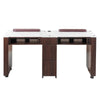 YC Double Nail Table 59 1/4" - New Star Spa & Furniture Corp.