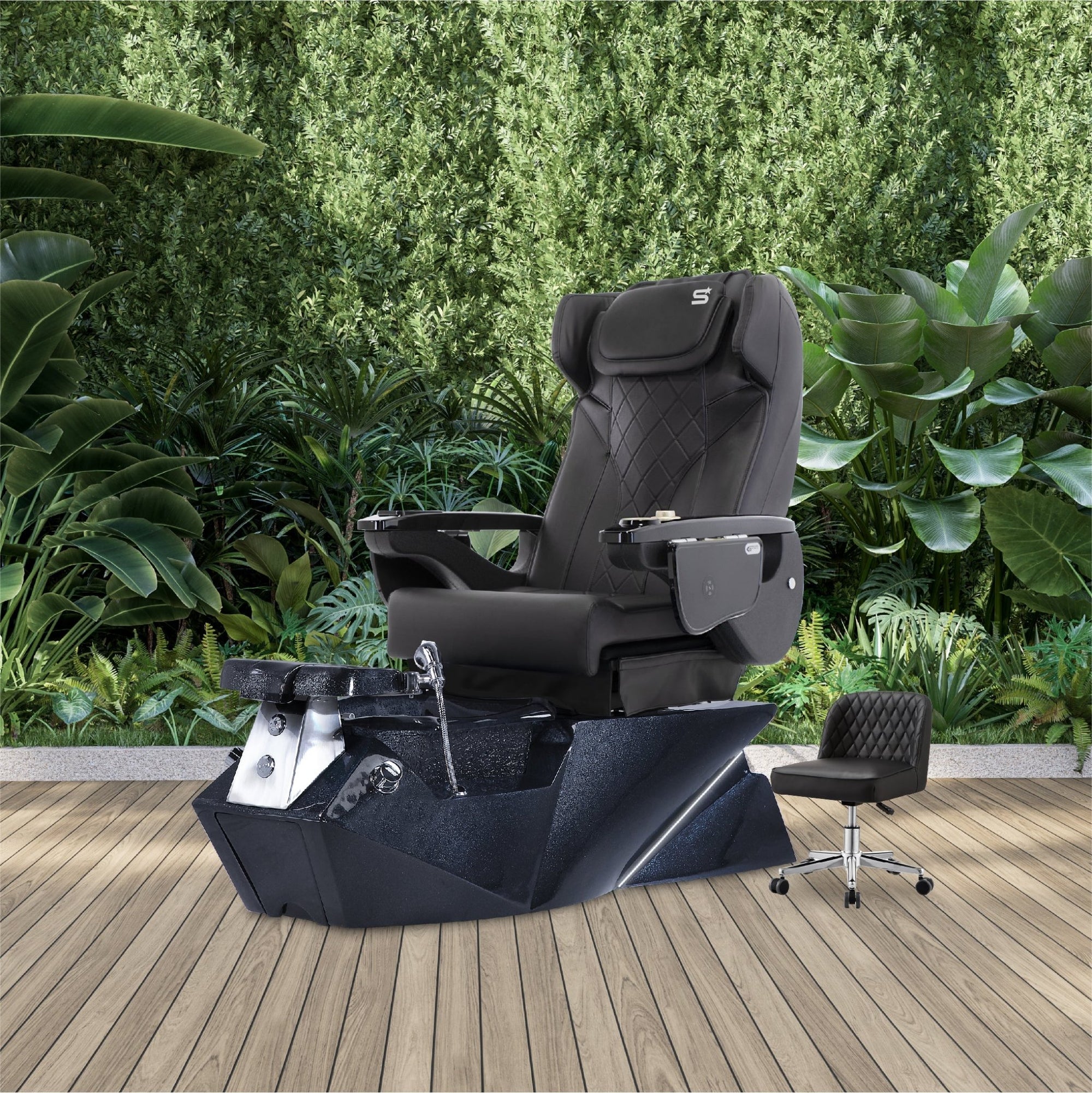 Aka Spa - Black Tub - New Star Salon Furniture