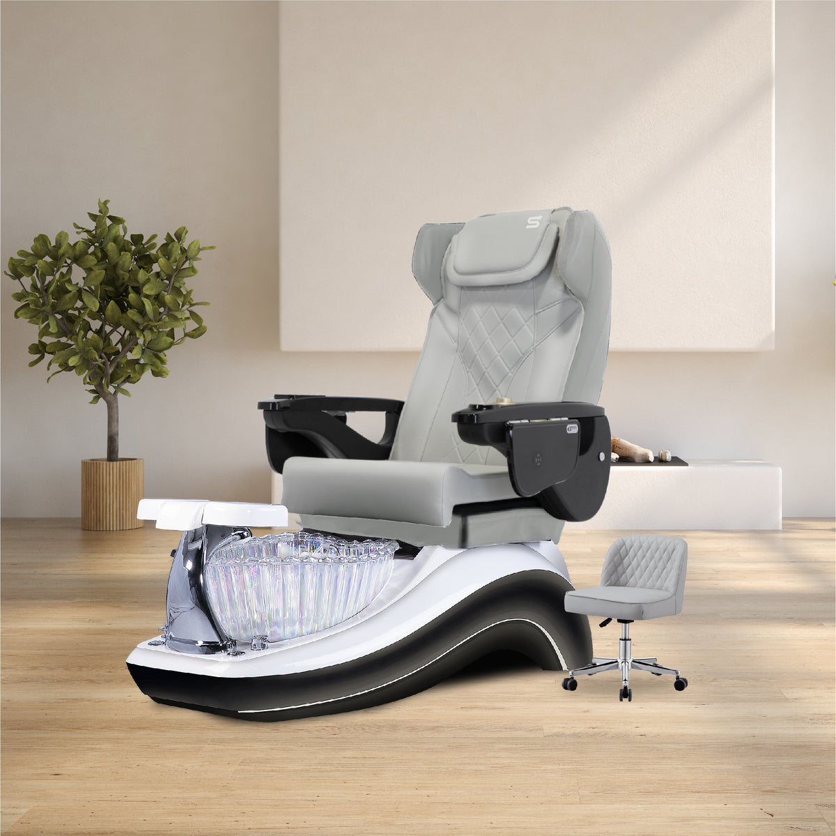 Future Spa - White/Black Tub - New Star Spa & Furniture Corp.