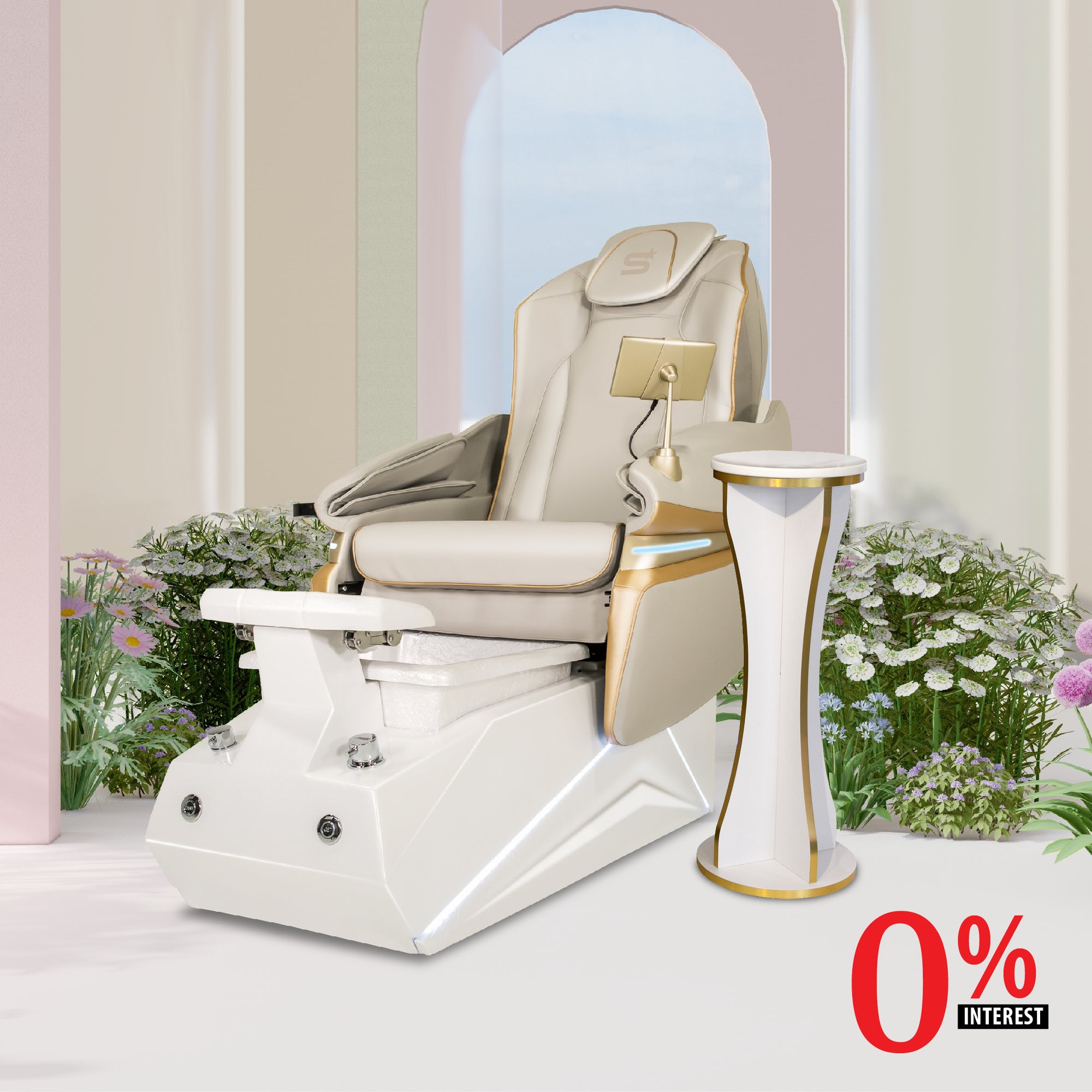 Remi - Off White Tub - New Star Spa & Furniture Corp.
