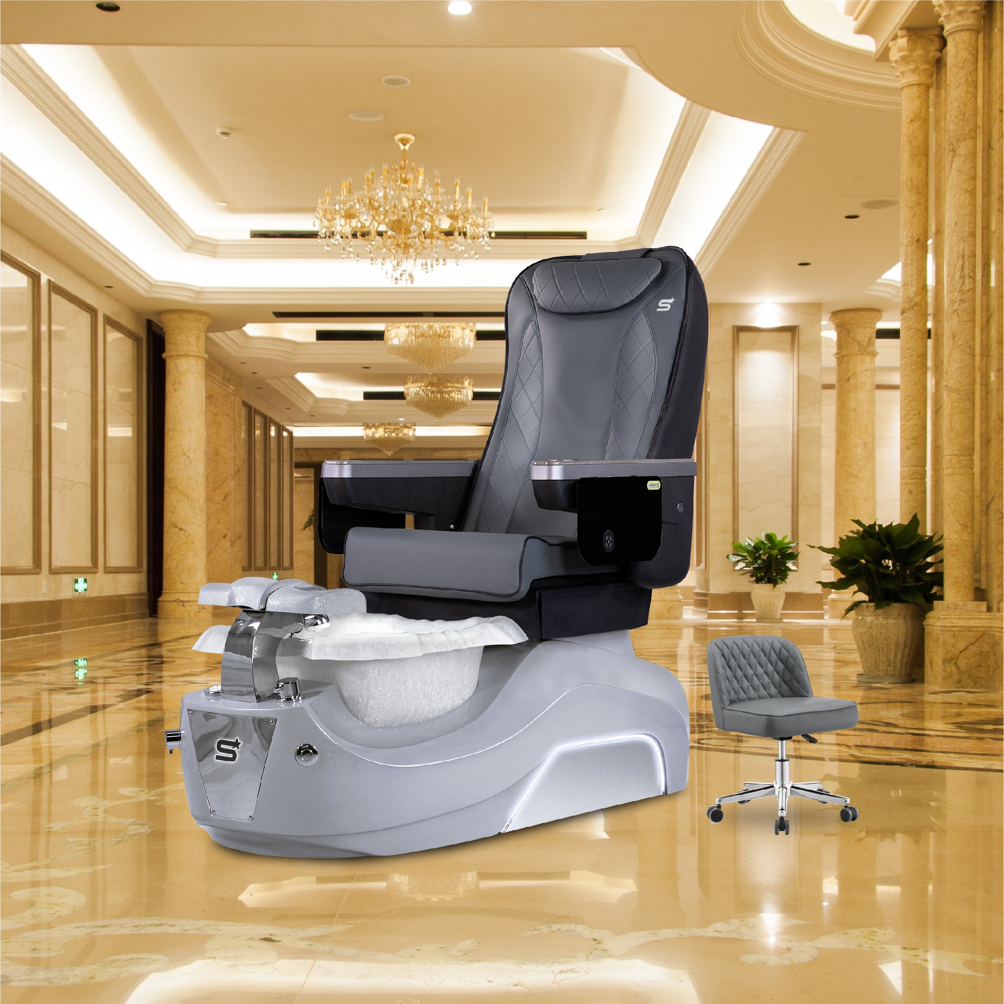 NS5 - Silver Tub - New Star Spa & Furniture Corp.