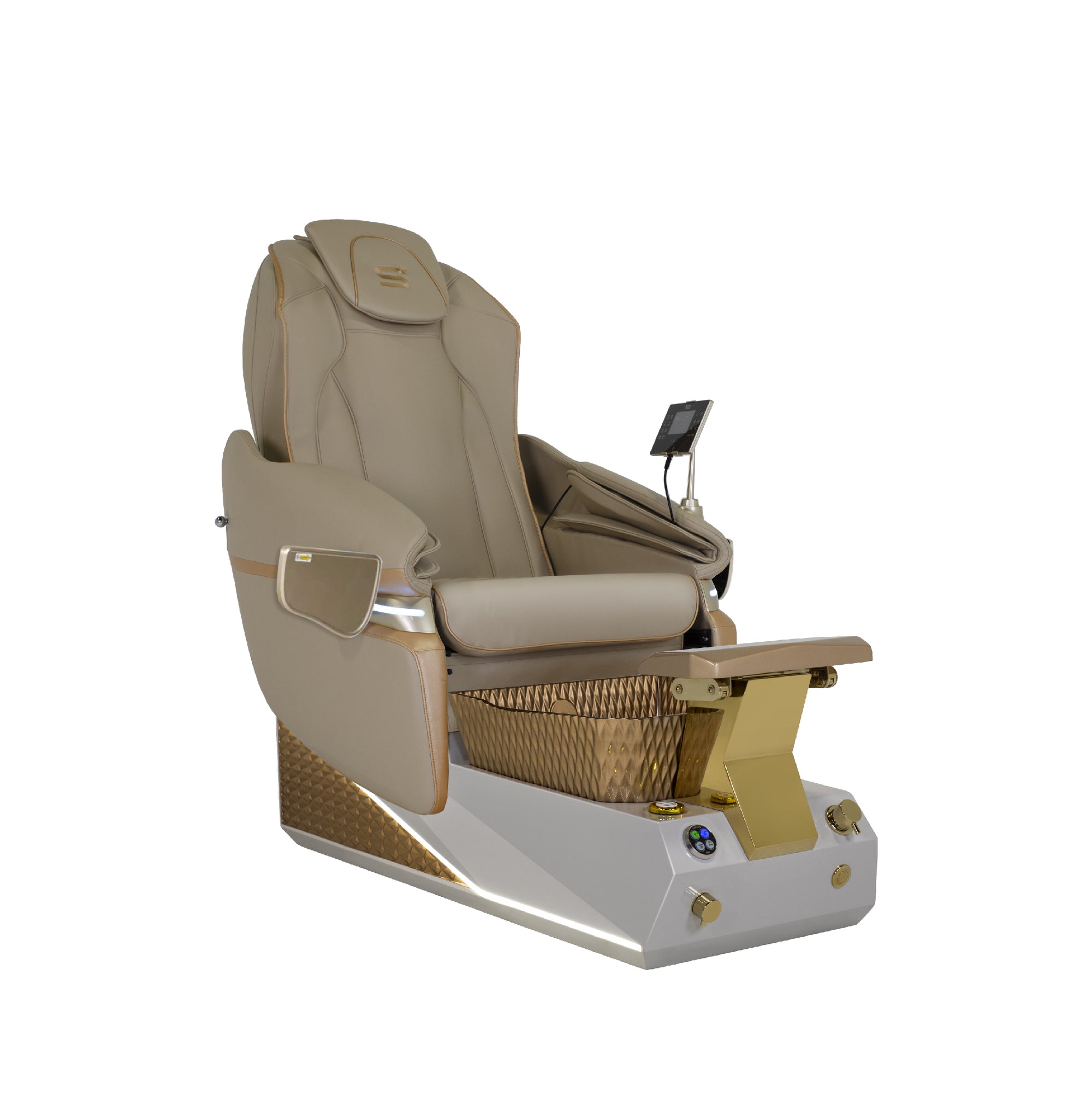 Harmony (Special Order) - Warm Gray/Gold Tub - New Star Spa &amp; Furniture Corp.