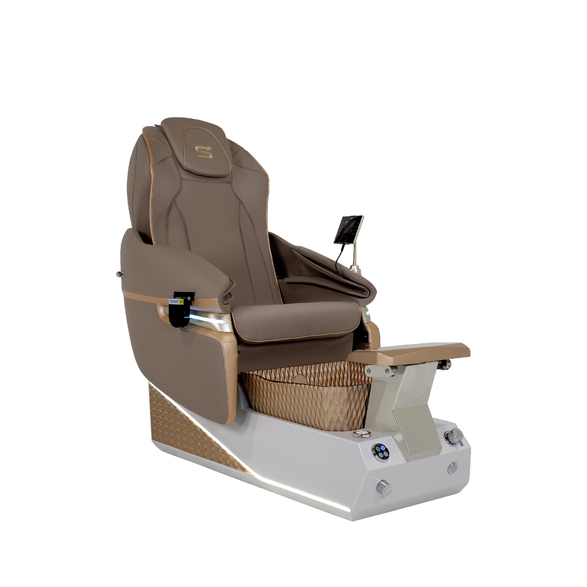 Harmony - White/Gold Tub - New Star Spa & Furniture Corp.