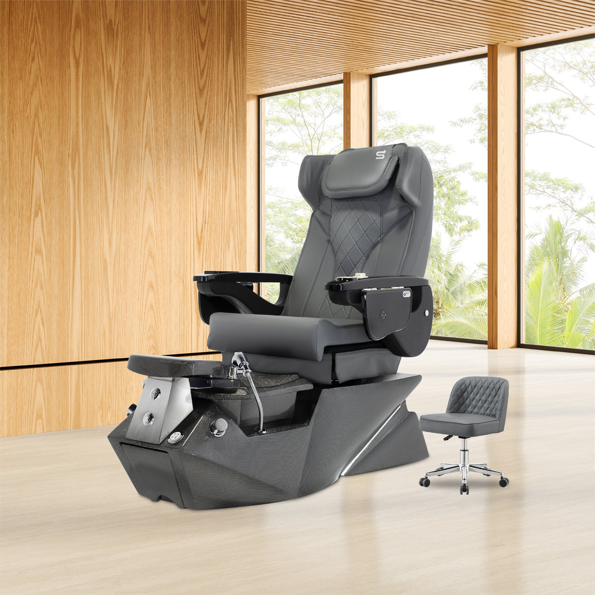 Aka Spa (Carbon Fiber) - Gray Tub - New Star Spa & Furniture Corp.