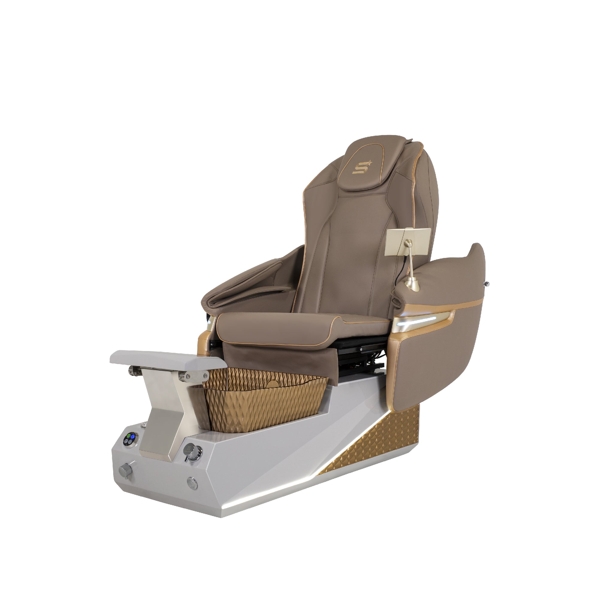 Harmony - White/Gold Tub - New Star Spa & Furniture Corp.