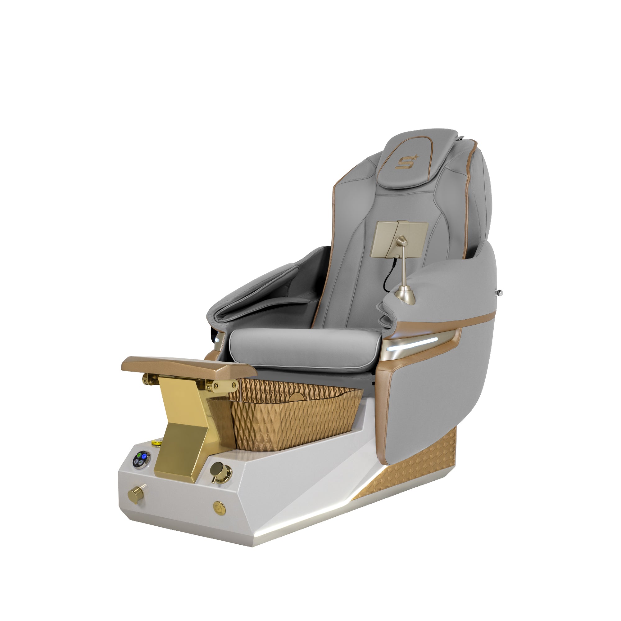 Harmony - White/Gold Tub - New Star Spa & Furniture Corp.