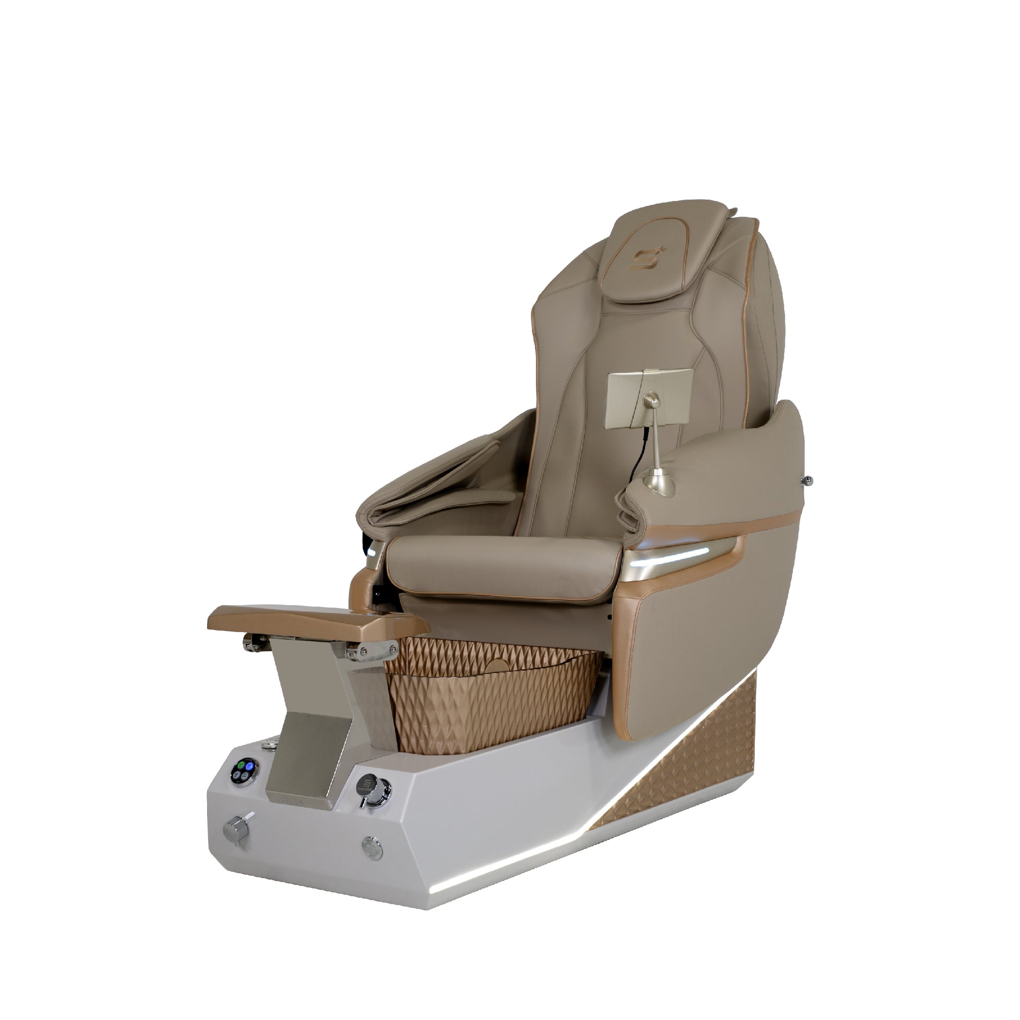 Harmony - White/Gold Tub - New Star Spa & Furniture Corp.