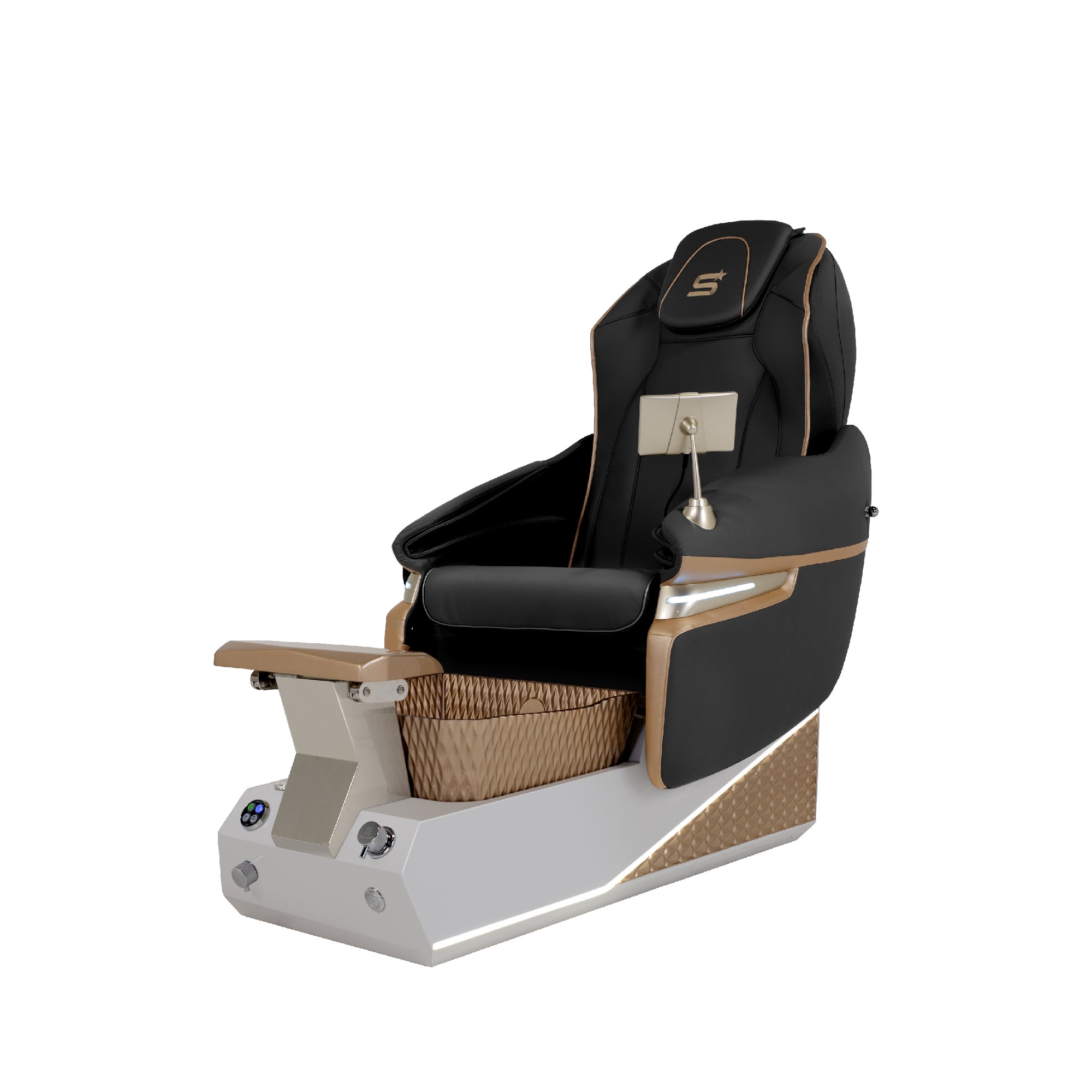 Harmony - White/Gold Tub - New Star Spa & Furniture Corp.
