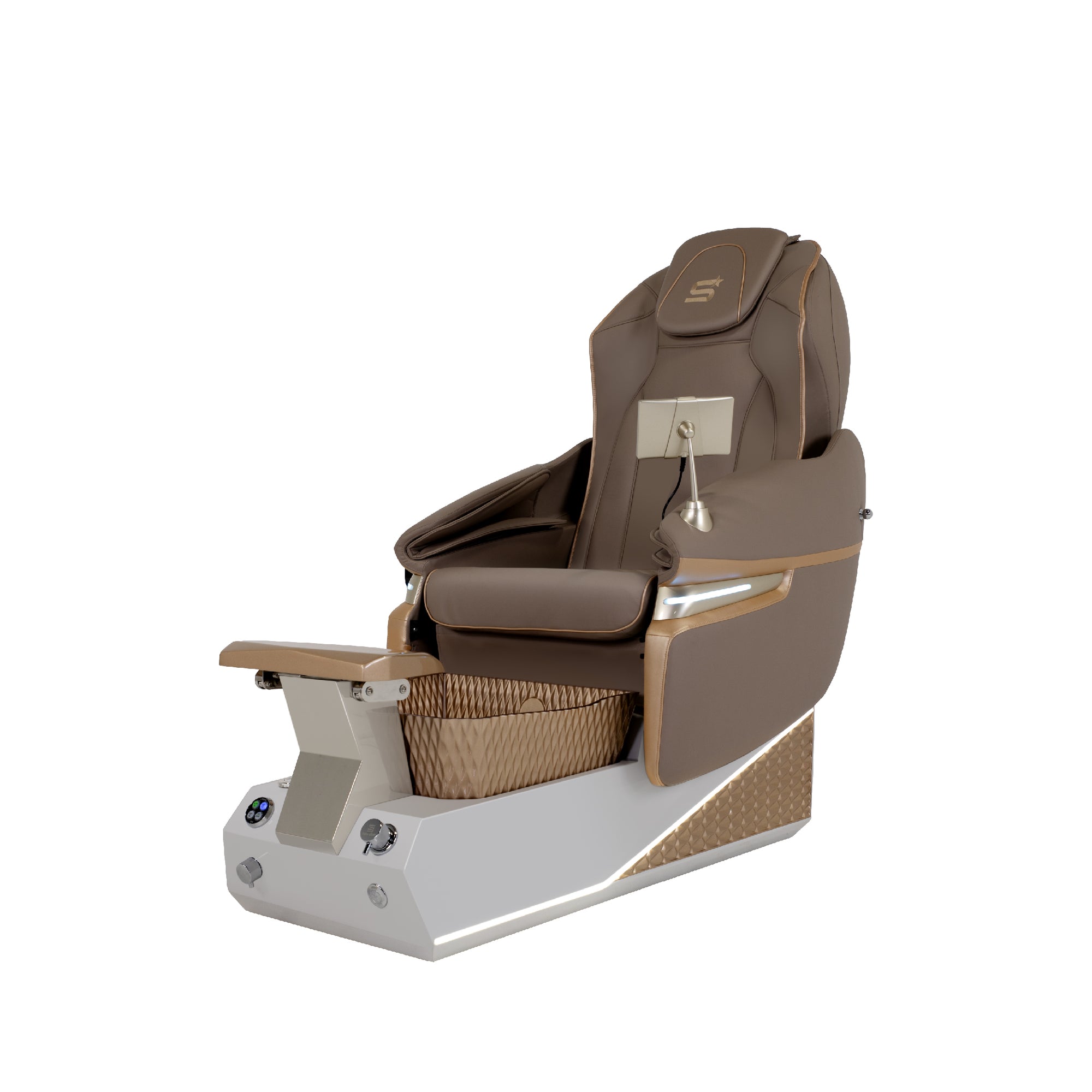Harmony - White/Gold Tub - New Star Spa & Furniture Corp.