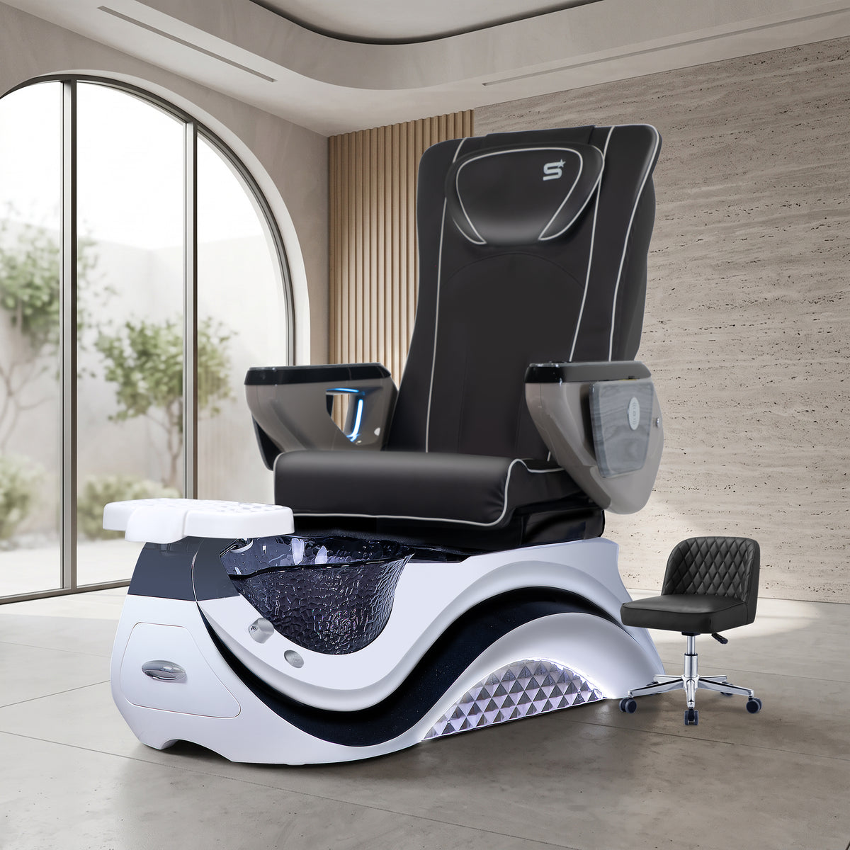Max Spa - White/Black Tub