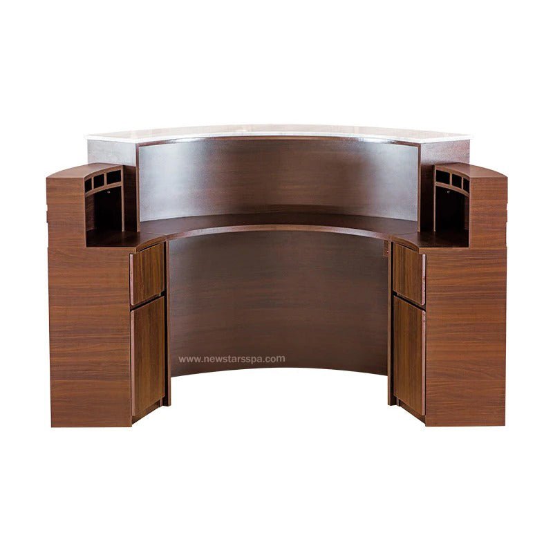 "C" Reception w/LED Light - New Star Salon Furniture