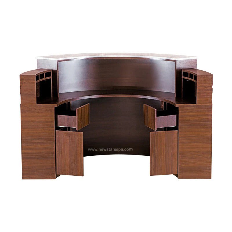 "C" Reception w/LED Light - New Star Salon Furniture