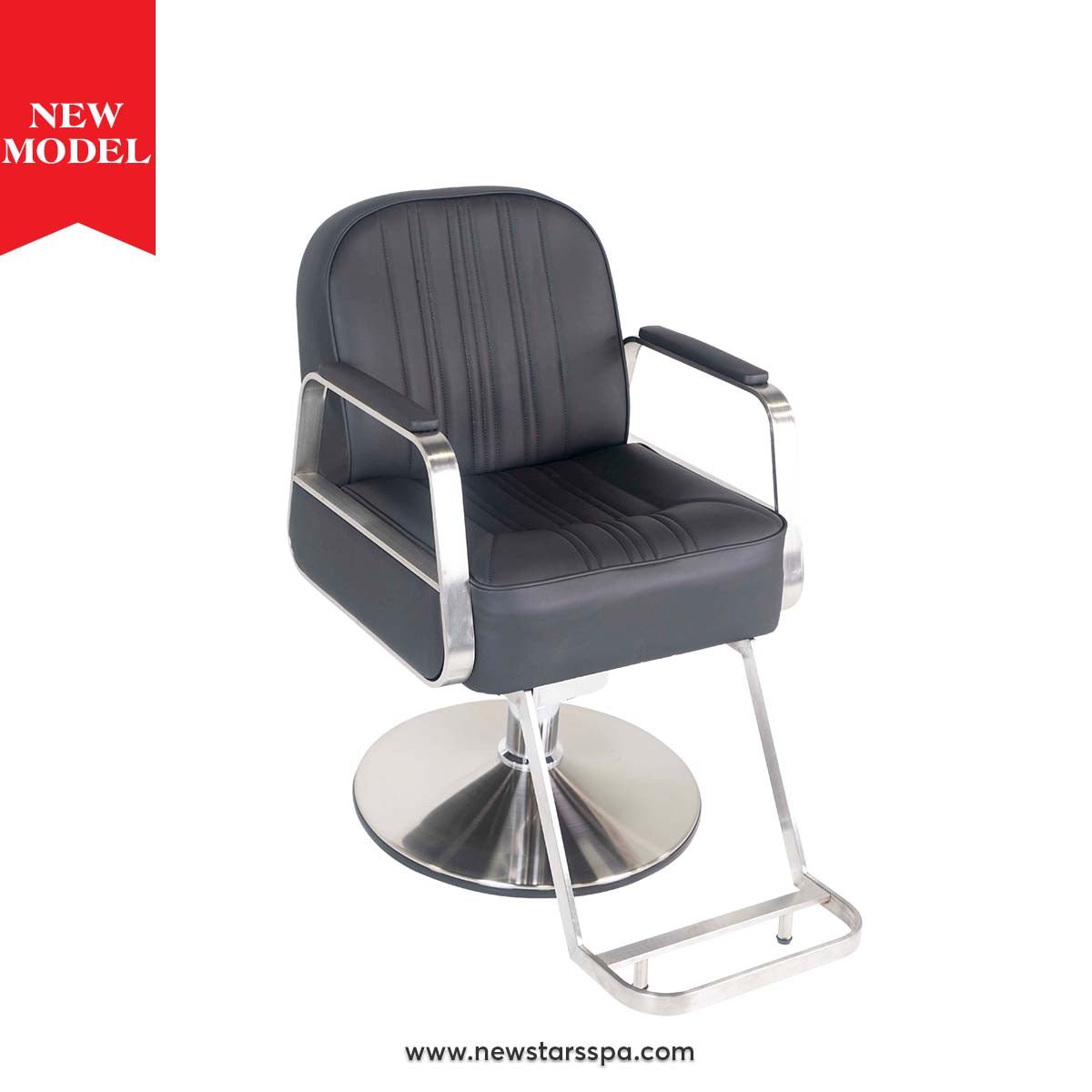 Carter in Silver - New Star Salon Furniture
