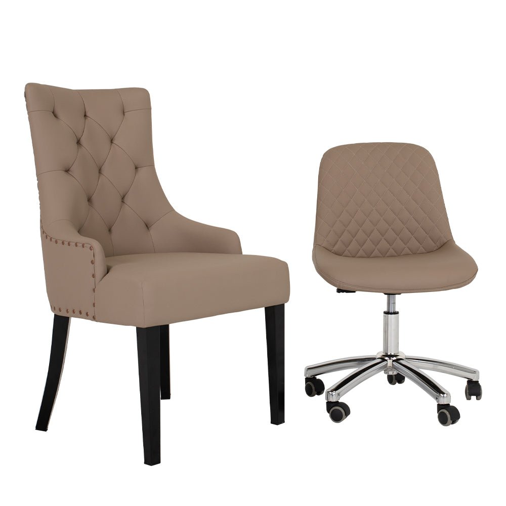 Customer Chair C013 + Technician Chair T008 - New Star Salon Furniture