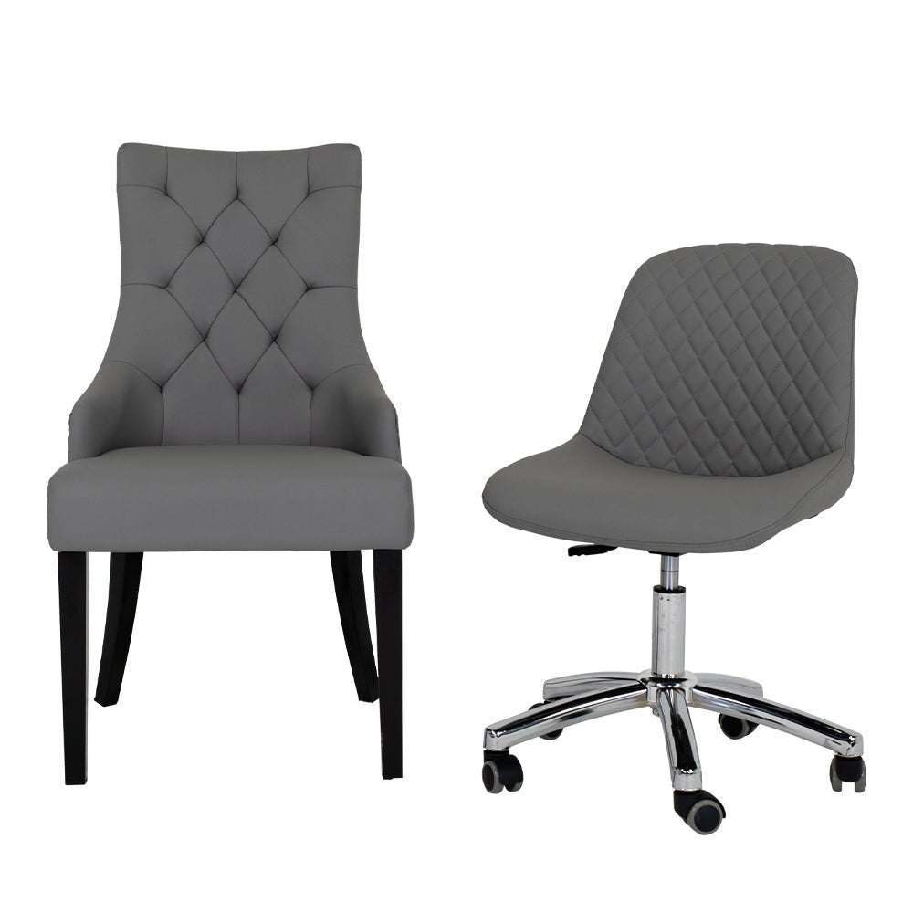 Customer Chair C013 + Technician Chair T008 - New Star Salon Furniture