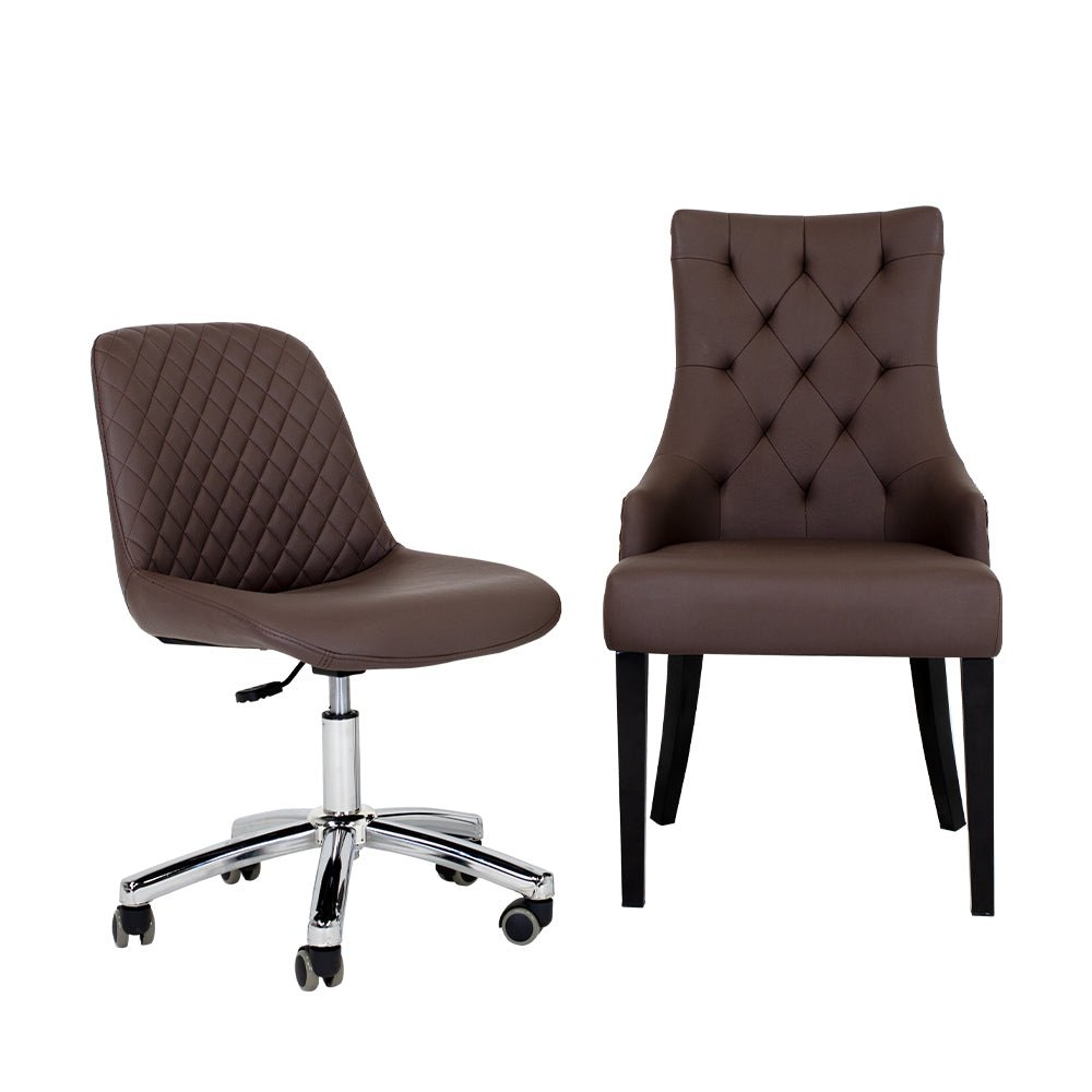 Customer Chair C013 + Technician Chair T008 - New Star Salon Furniture