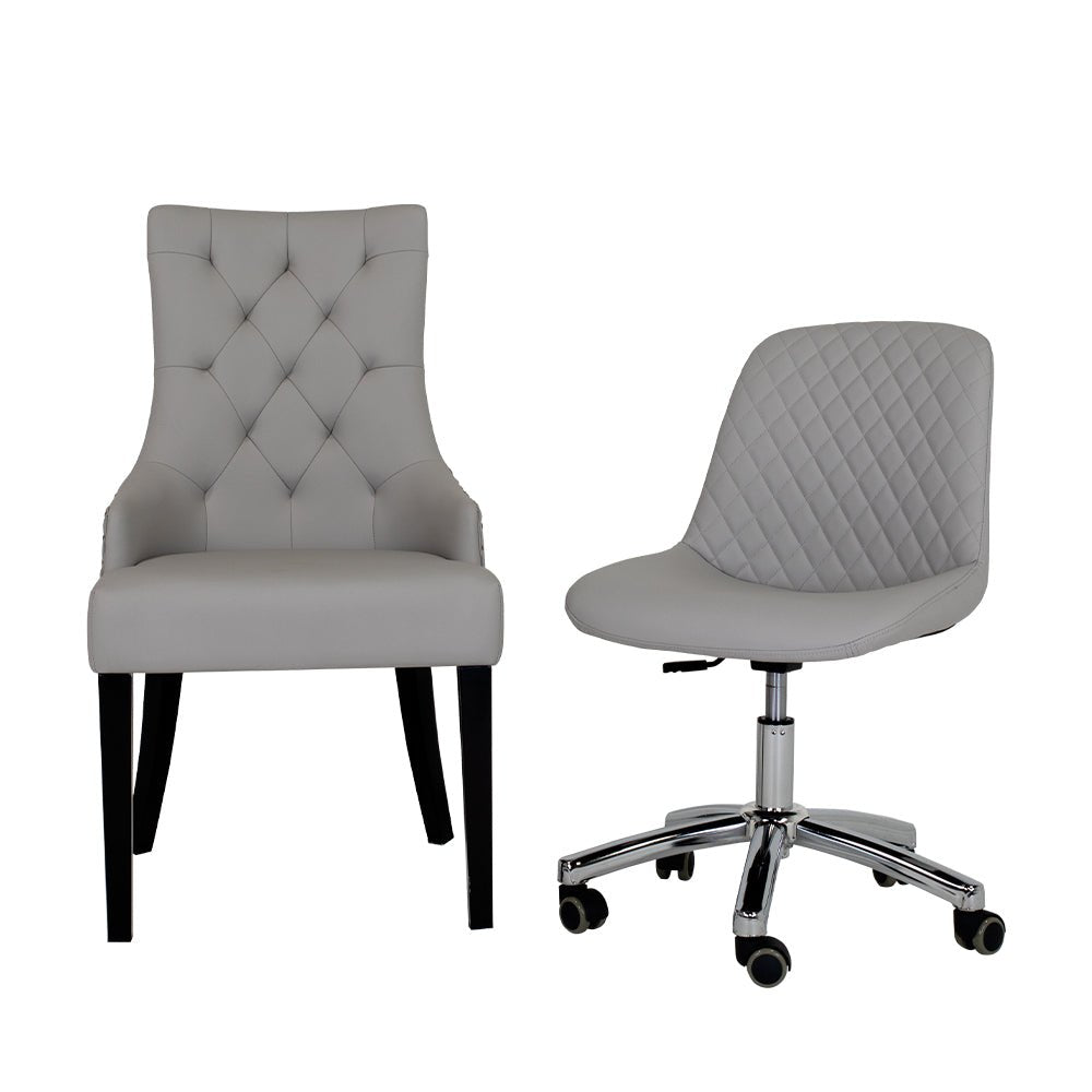Customer Chair C013 + Technician Chair T008 - New Star Salon Furniture