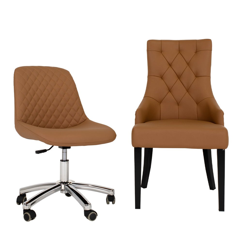 Customer Chair C013 + Technician Chair T008 - New Star Salon Furniture
