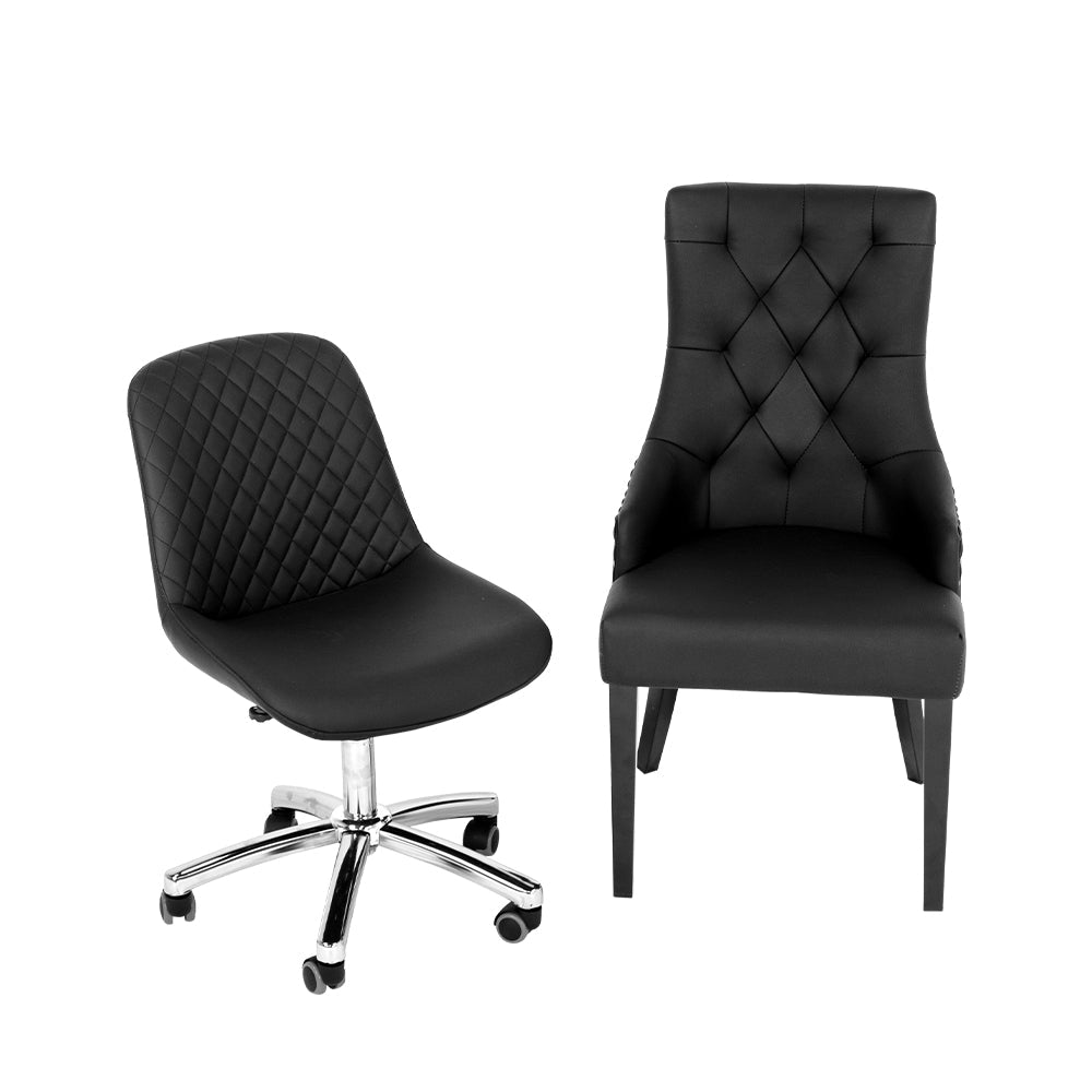 Customer Chair C013 + Technician Chair T008 - New Star Salon Furniture